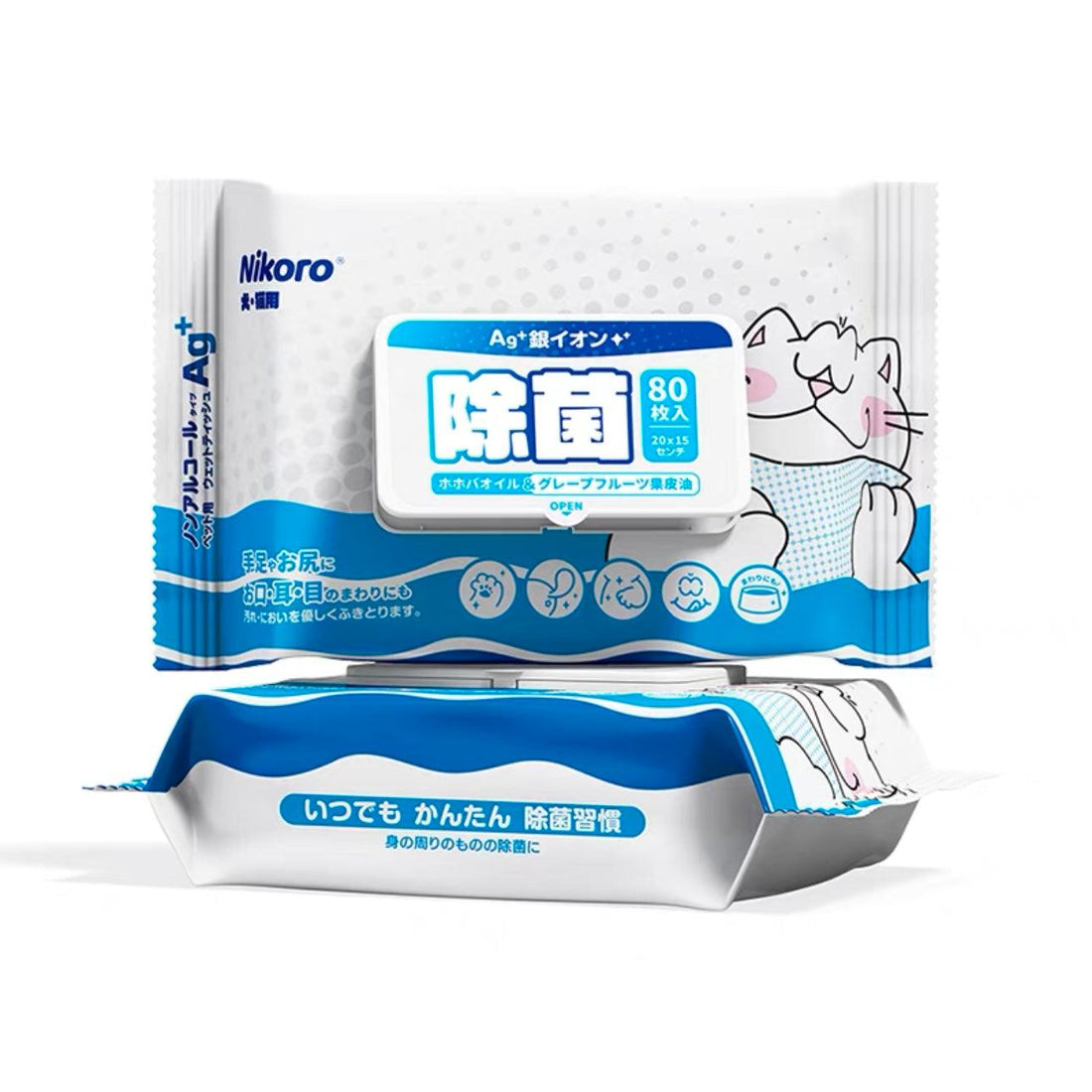 Nikoro Full Body Wipe For Cat & Dog