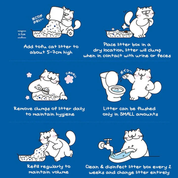 Nikoro Tofu Cat Litter - Jasmine Flower